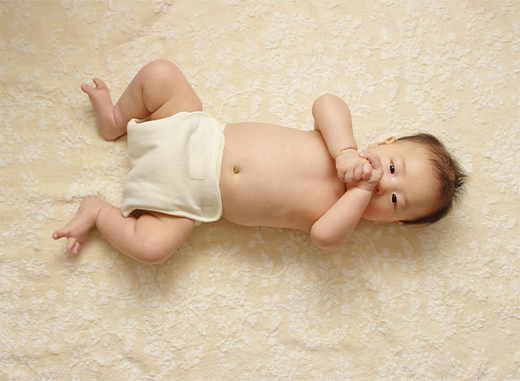 入院中は布オムツを使用しております